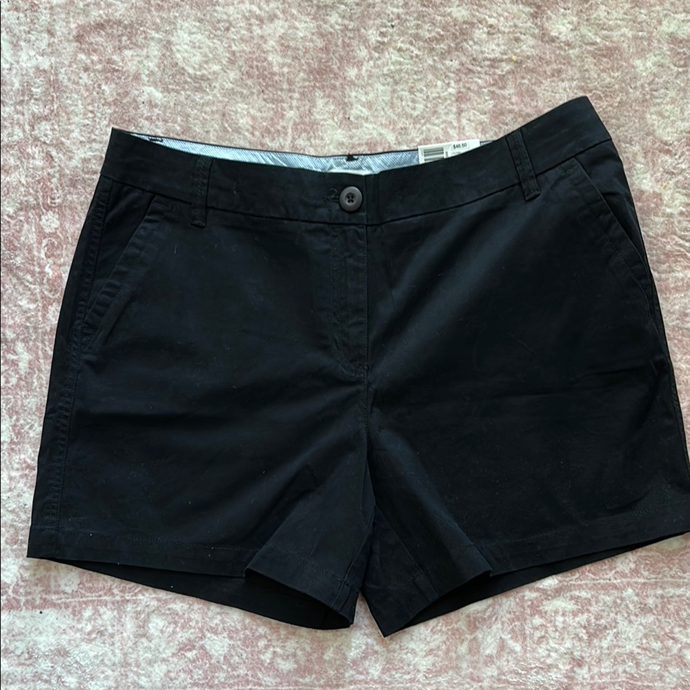 New Women's Crown & Ivy Black Caroline Shorts 10